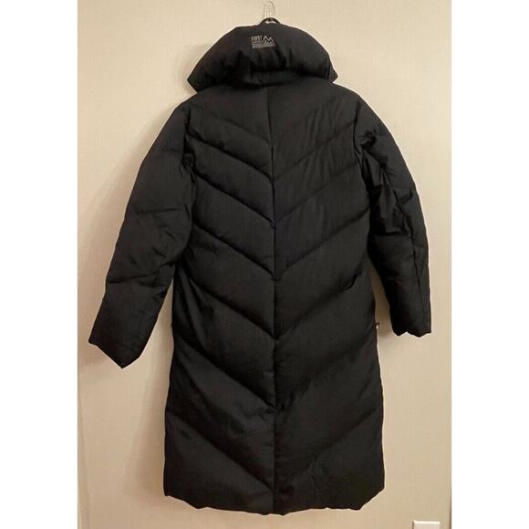 First Down Sixty Four Goose Down Full Length Parka, Black Women's Size Medium - Picture 3 of 4